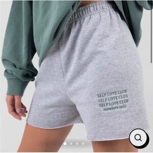 Mayfair: Self Love Club Gray Women's Shorts